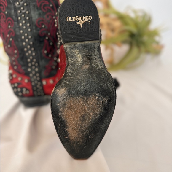 Old Gringo Studded Cowboy Boots 8 - Picture 8 of 13